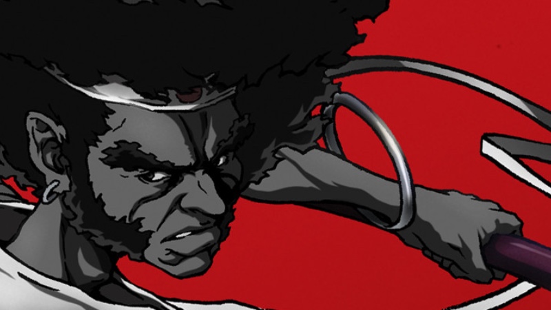 Portada Página para colorear - Afro Samurai
