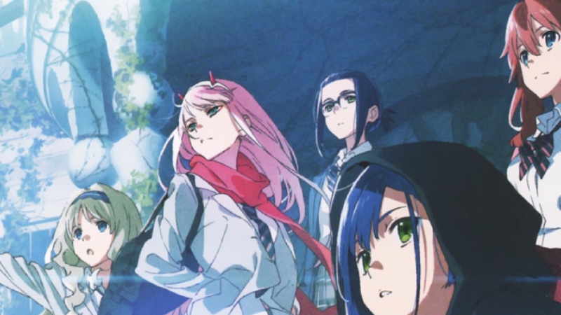 Cover Coloring Page - Darling in the FranXX