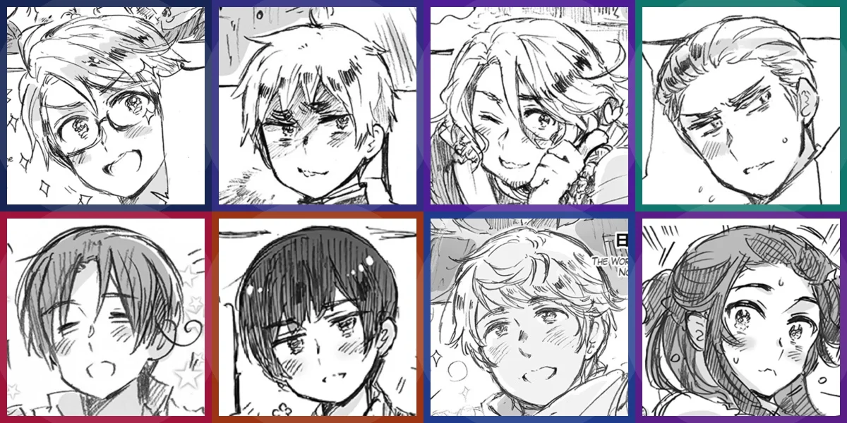 Cover Coloring Page - Hetalia: Axis Powers