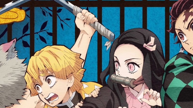 Capa Página para colorir - Kimetsu no Yaiba