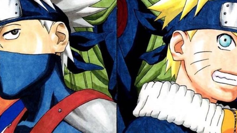 Cover Coloring Page - Naruto