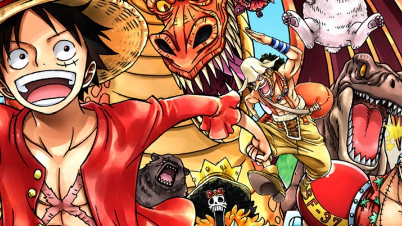 Cover Coloring Page - One Piece
