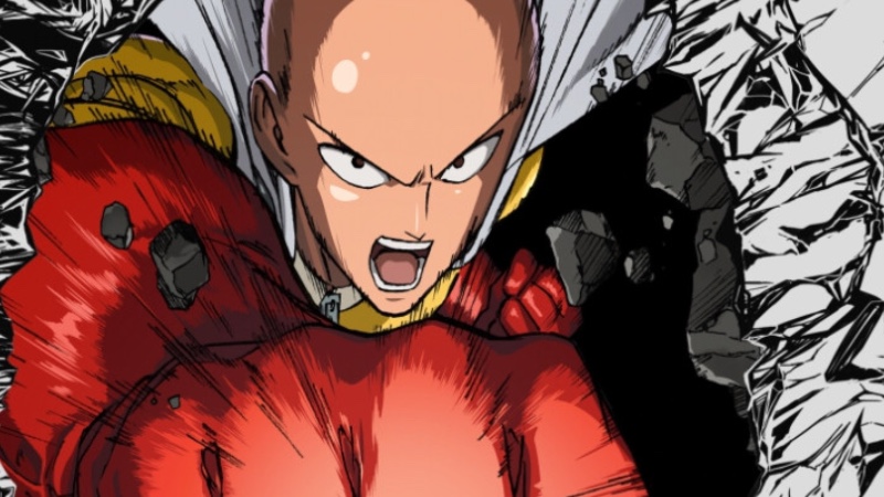 Cover Coloring Page - One Punch Man