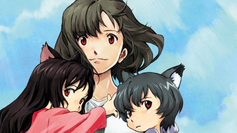 Capa Página para colorir - Ookami Kodomo no Ame to Yuki