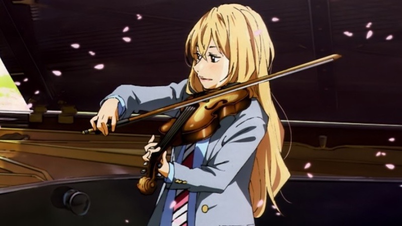 Cover Coloring Page - Shigatsu wa Kimi no Uso