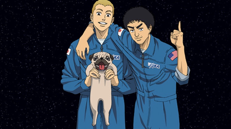 Cover Coloring Page - Uchuu Kyoudai