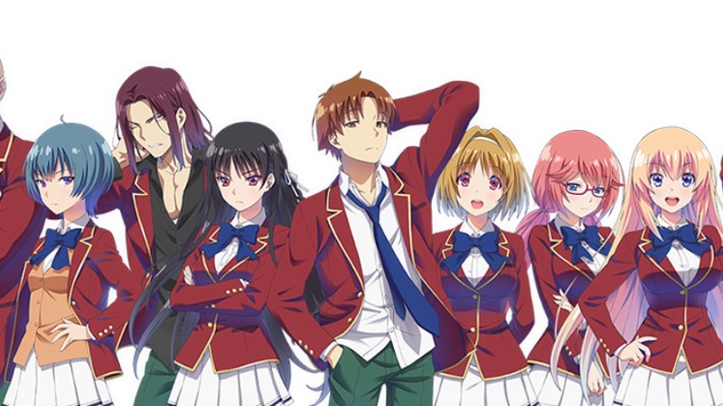 Capa Página para colorir - Youkoso Jitsuryoku Shijou Shugi no Kyoushitsu e