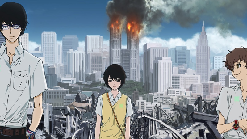 Cover Coloring Page - Zankyou no Terror