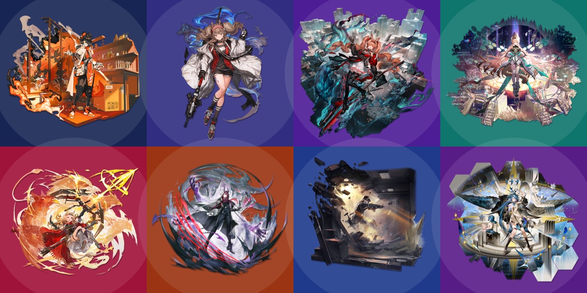 Capa Página para colorir - Arknights: Operadores 6★