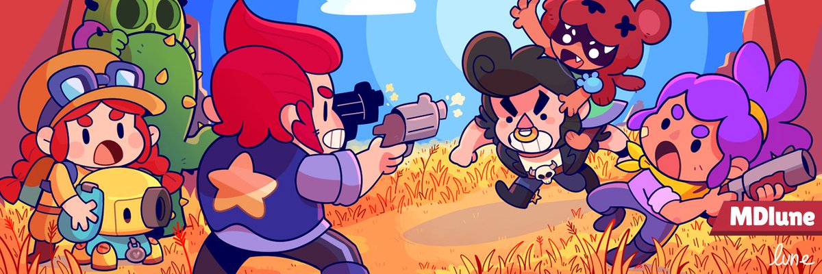 Cover Coloring Page - Brawl Stars Brawlers