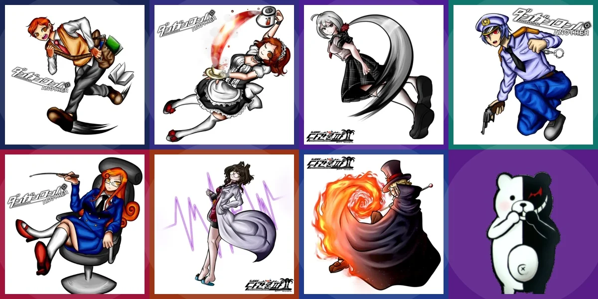 Cover Coloring Page - Danganronpa Another
