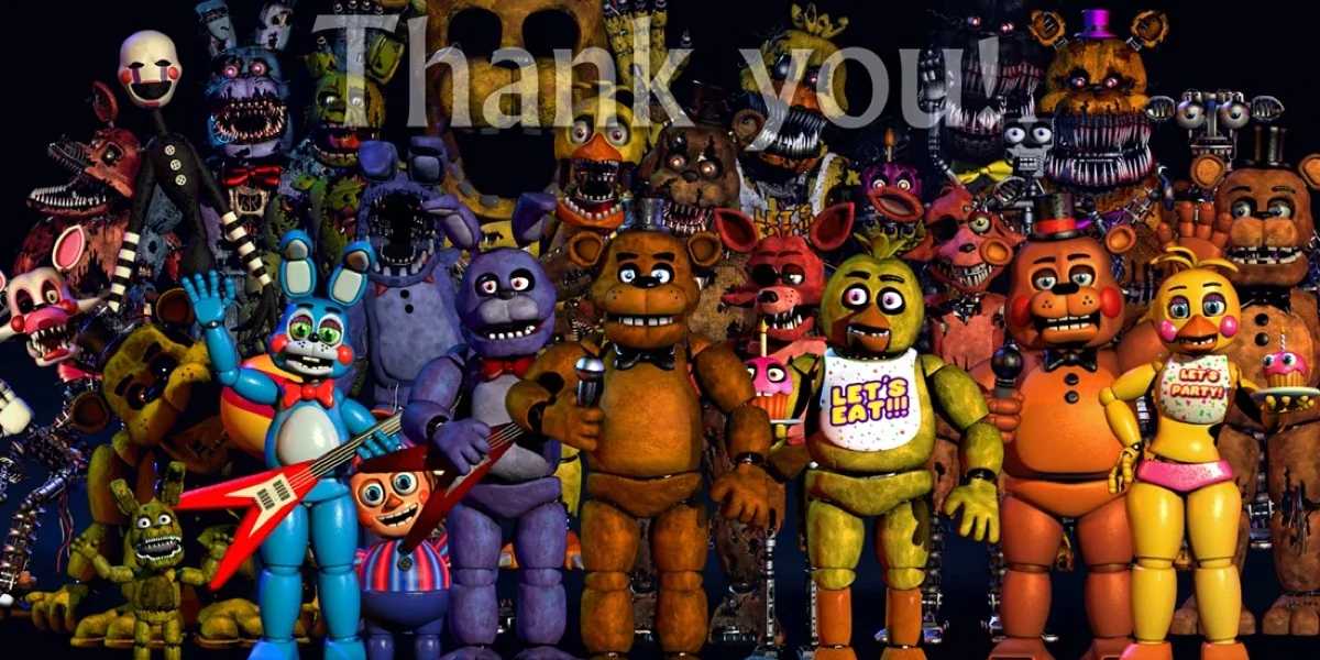Cover Coloring Page - FNAF Animatronics