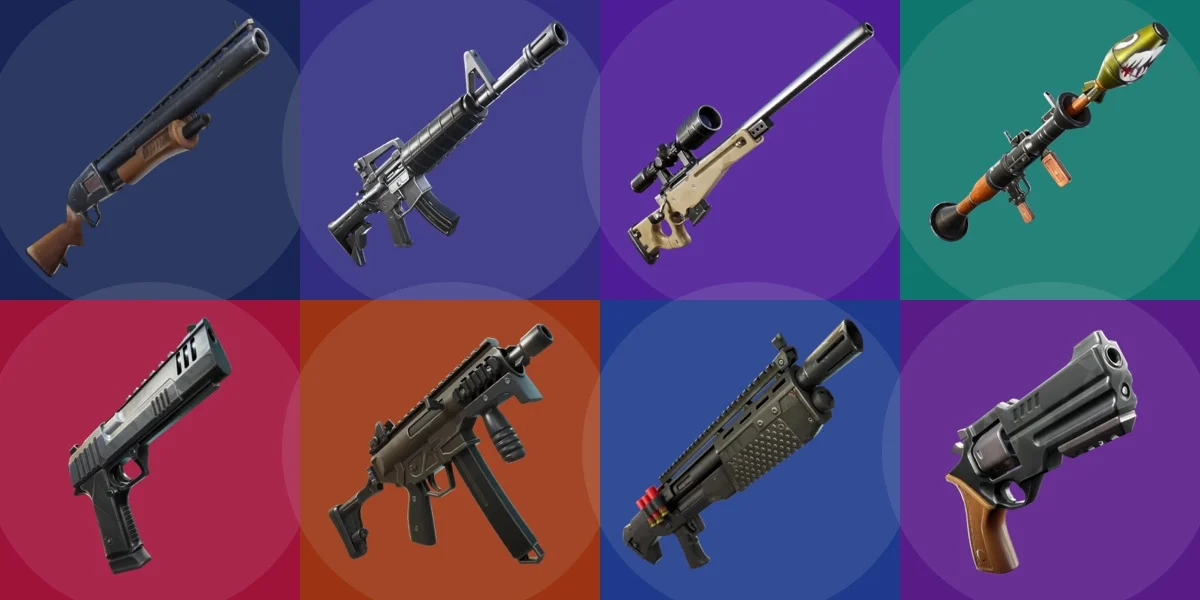 Cover Coloring Page - Fortnite: Battle Royale Weapons