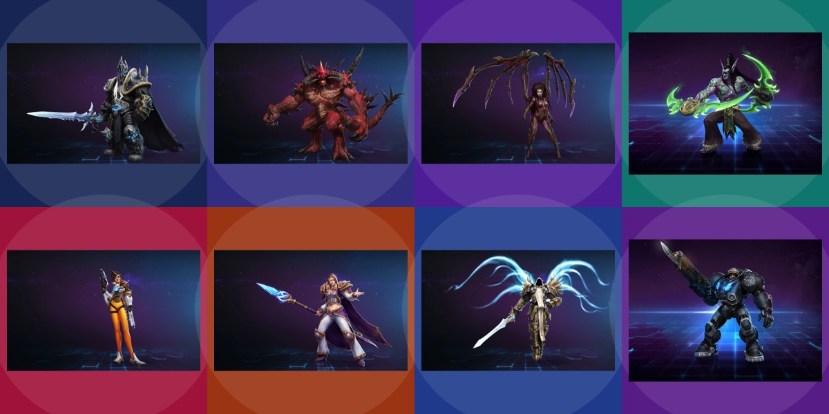 Capa Página para colorir - Heroes of the Storm