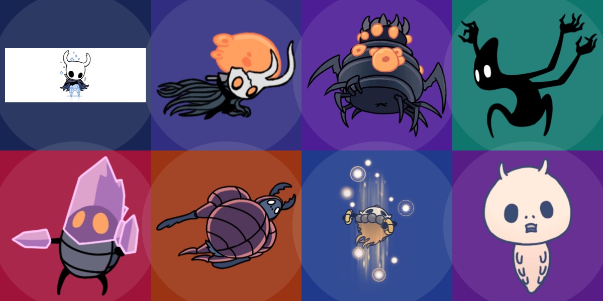 Cover Coloring Page - Hollow Knight Bosses