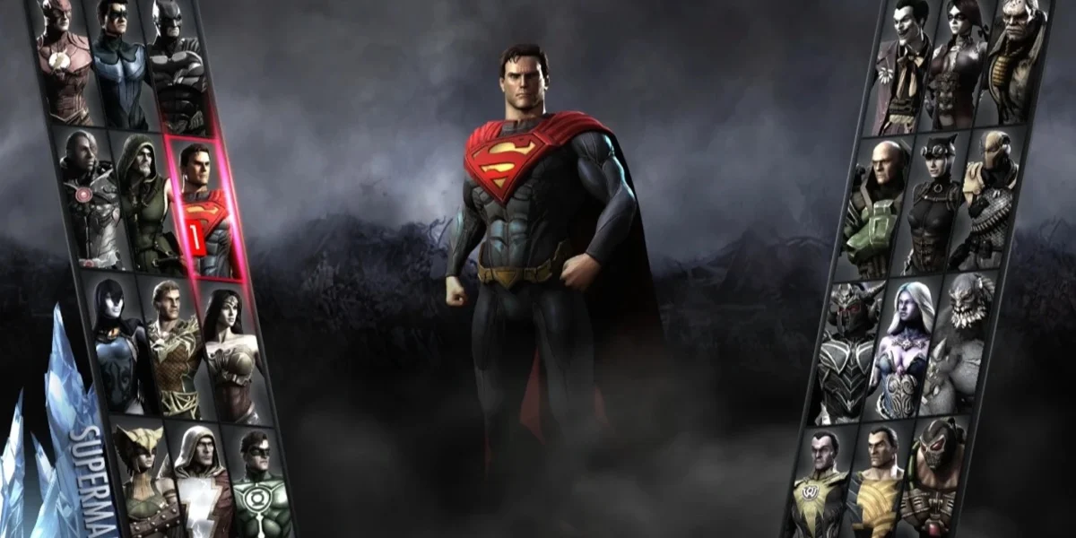 Cover Coloring Page - Injustice: Gods Among Us Characters