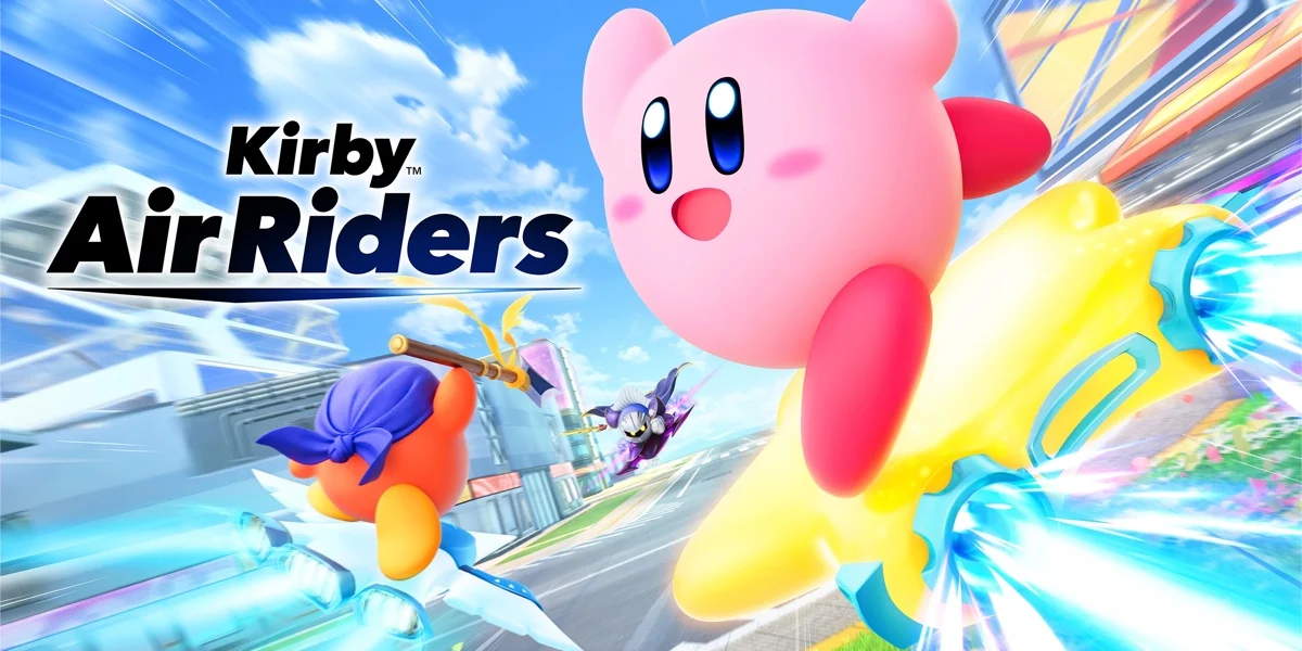 Cover Coloring Page - Kirby Air Riders: Riders