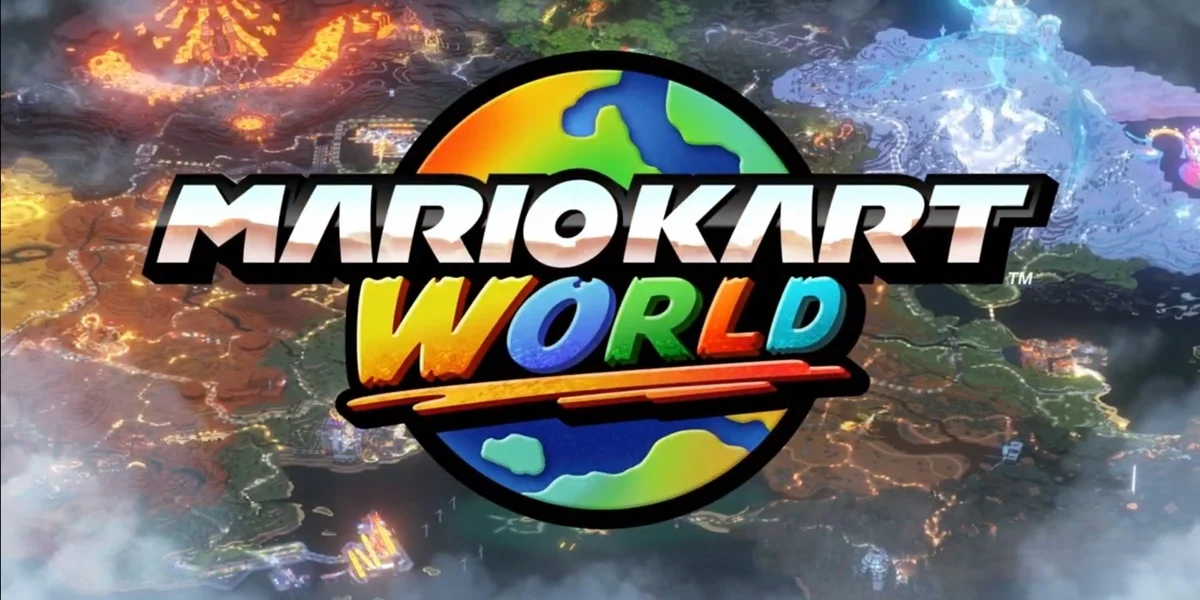 Cover Coloring Page - Mario Kart World