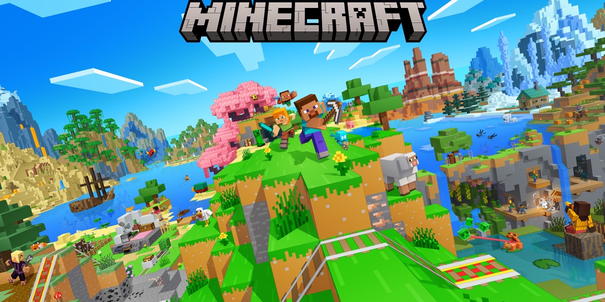 Cover Coloring Page - Minecraft: Mobs