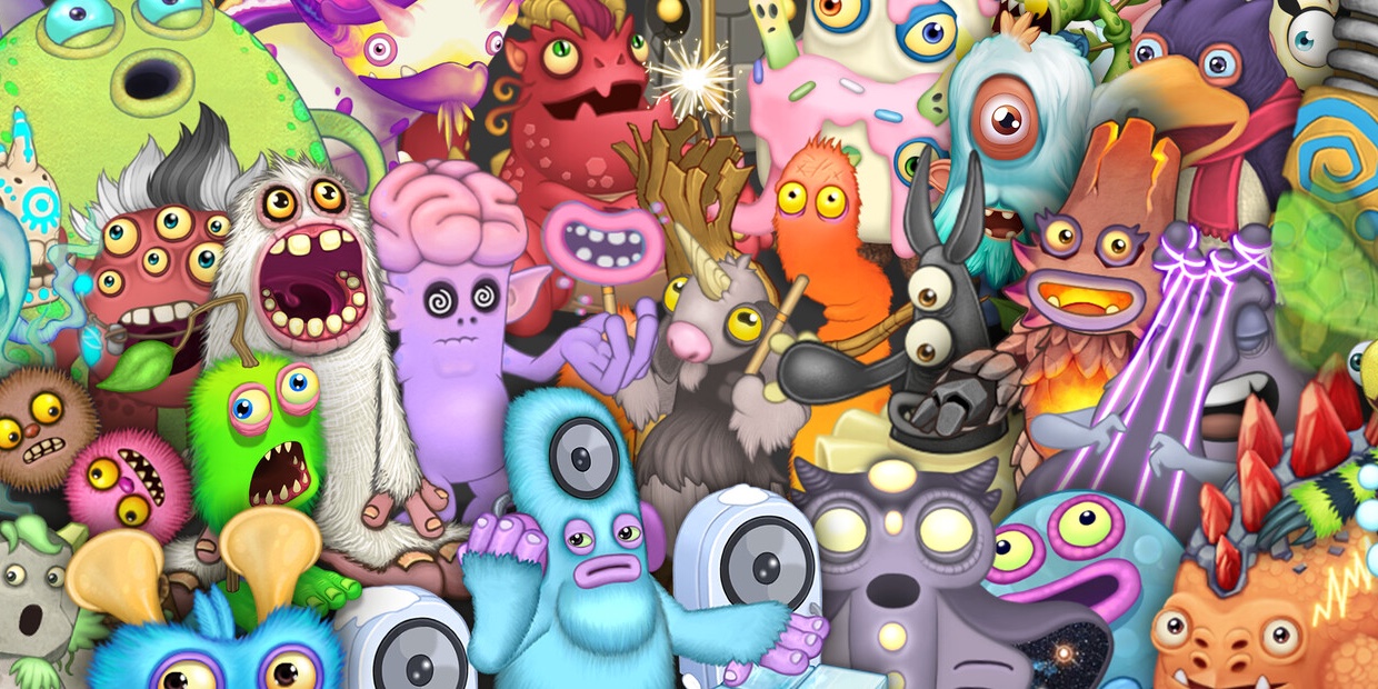 Cover Coloring Page - My Singing Monsters