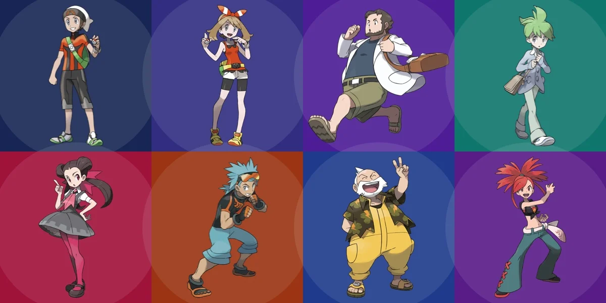 Cover Coloring Page - Pokémon Emerald Characters
