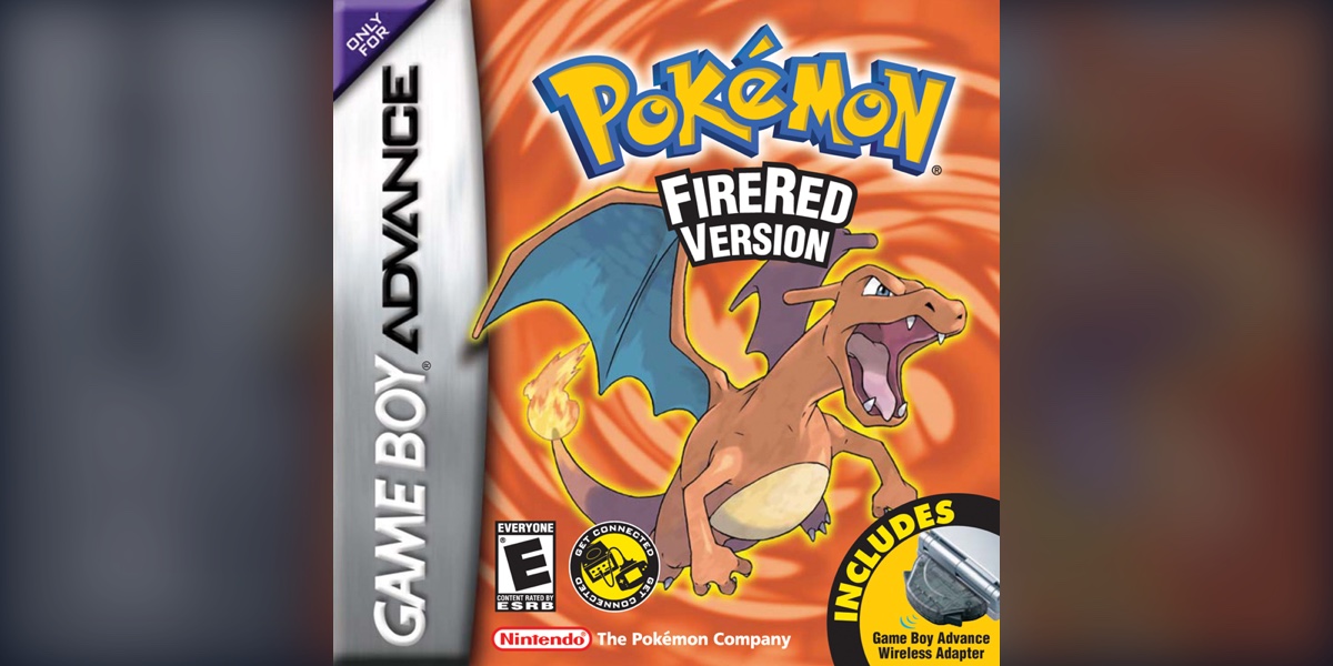 Cover Coloring Page - Pokémon FireRed