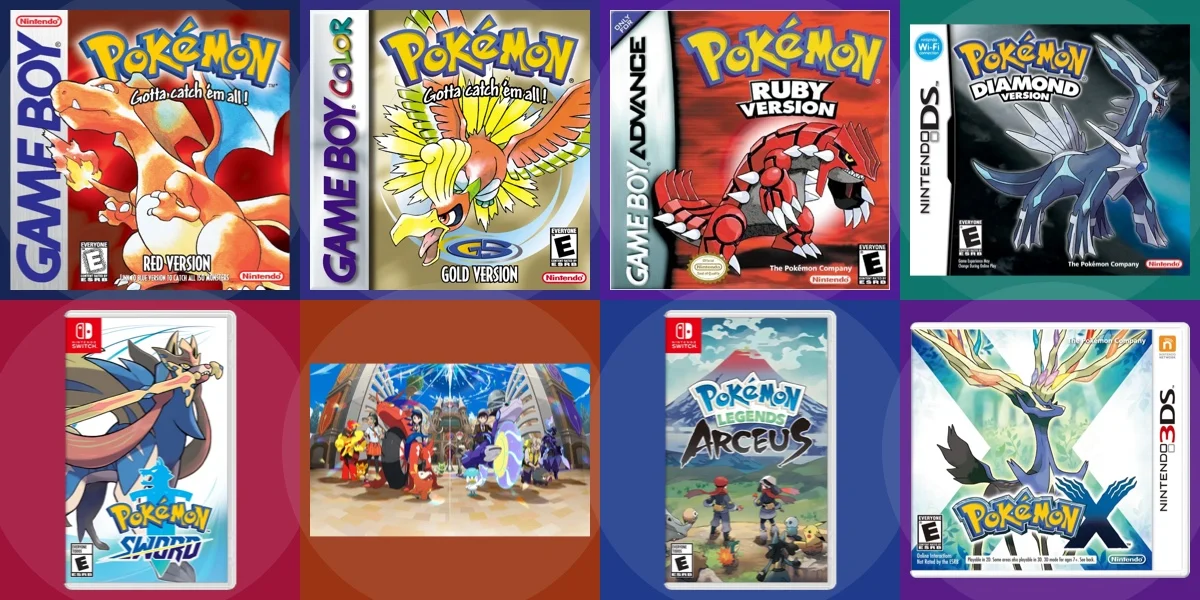 Cover Coloring Page - Pokémon Games