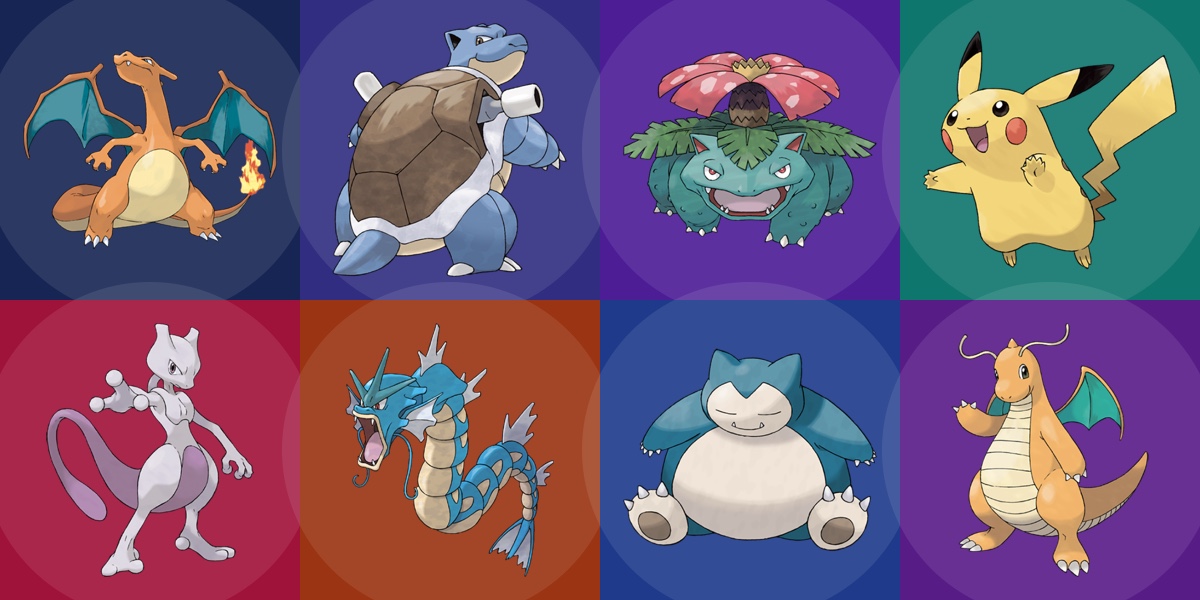 Cover Coloring Page - Pokémon Gen 1