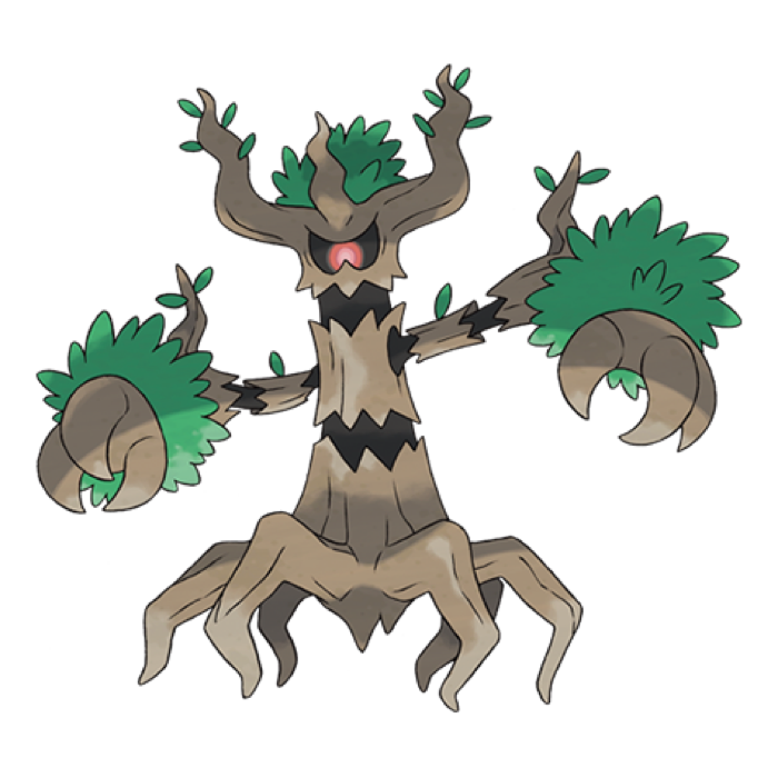 Trevenant Coloring Page - Pokémon Unite