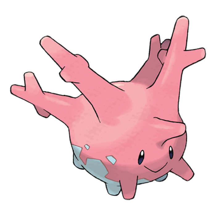 Corsola Coloring Page - PokéPath TD — Pokémon