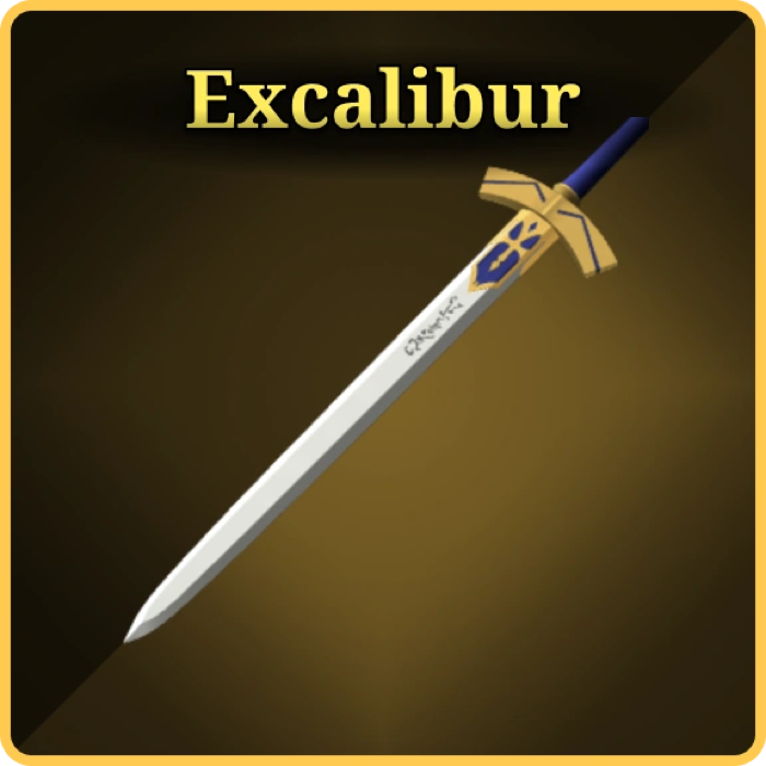 Excalibur Sword Coloring Page - Sailor Piece: Espadas e Melees