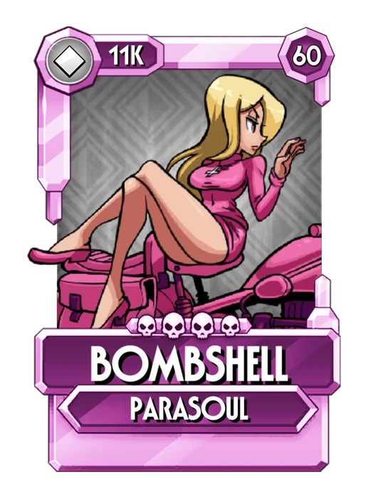 Bombshell Coloring Page - Skullgirls Mobile: Variantes de Lutadoras