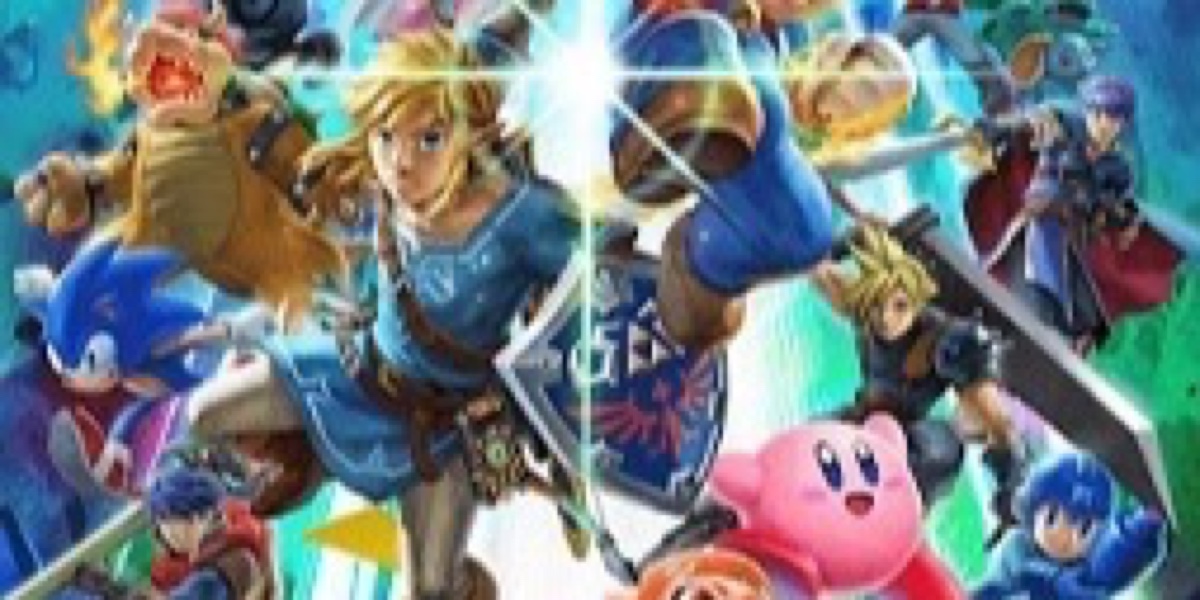 Cover Coloring Page - Super Smash Bros. Ultimate
