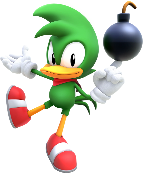Bean The Dynamite Coloring Page - Sonic Characters