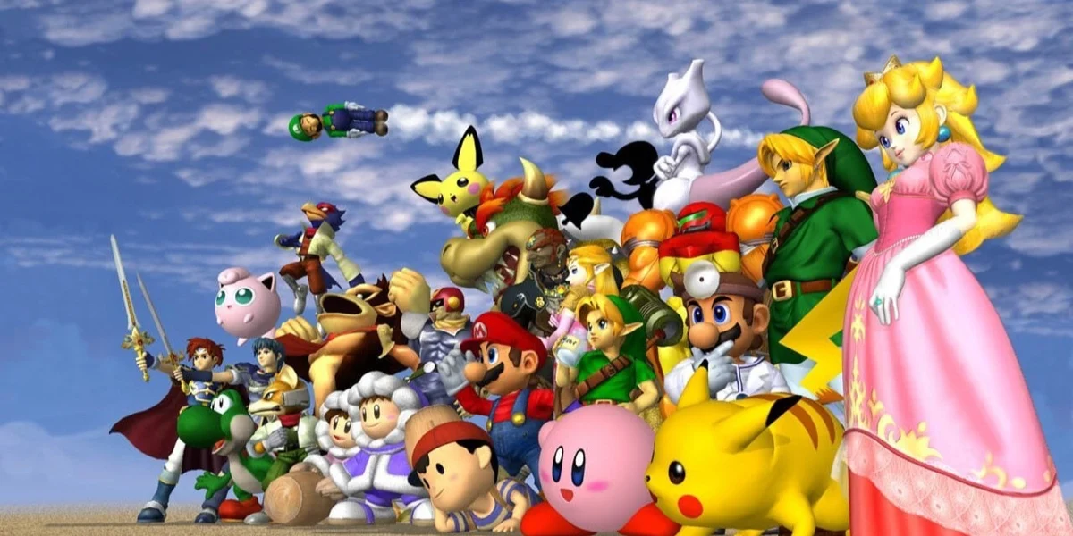 Cover Coloring Page - Super Smash Bros. Melee