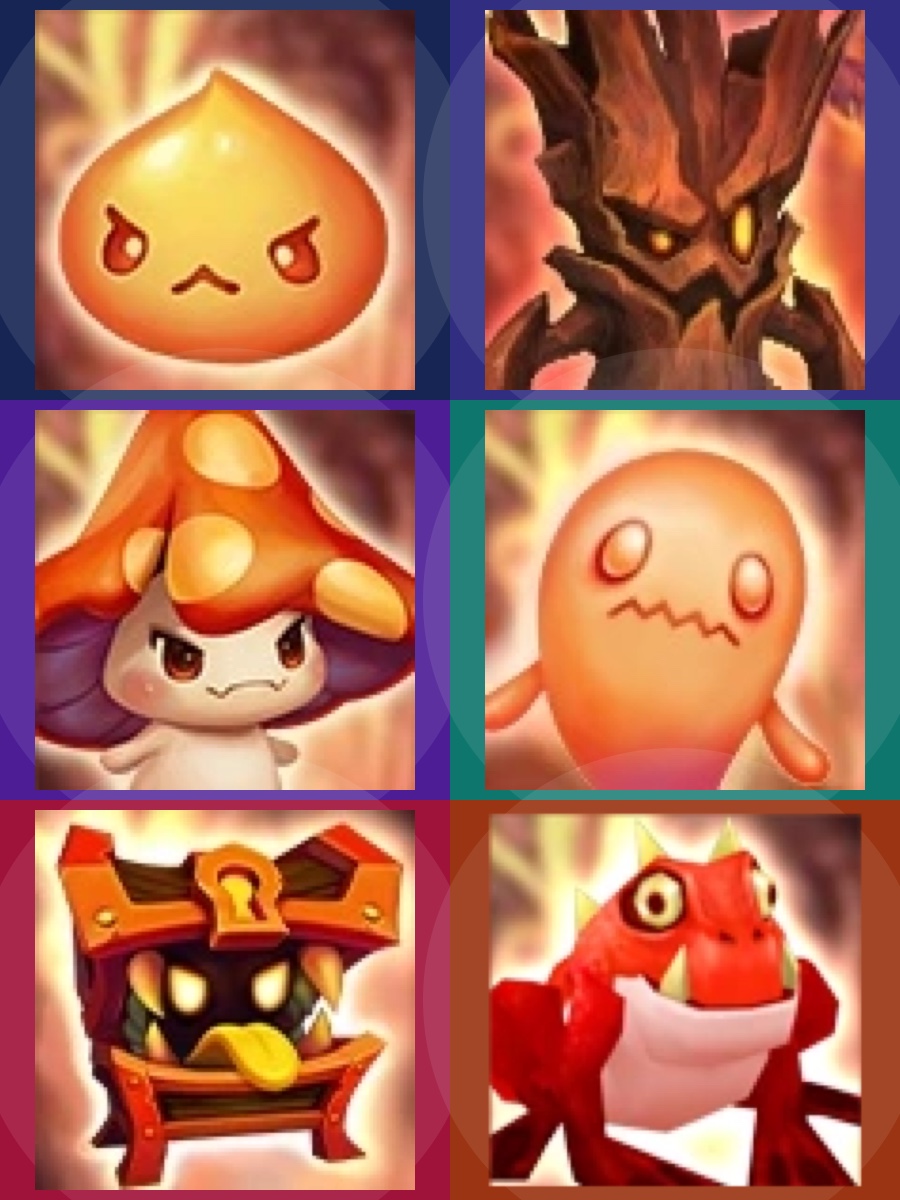 Capa Página para colorir - Summoners War: Monstros