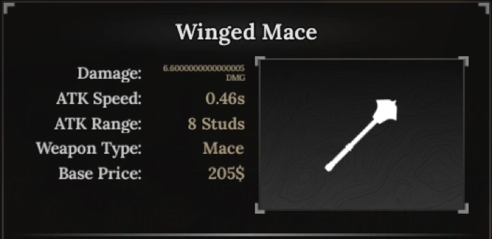 Winged Mace