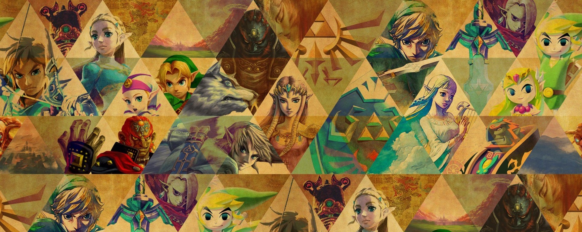 Cover Coloring Page - The Legend of Zelda Characters