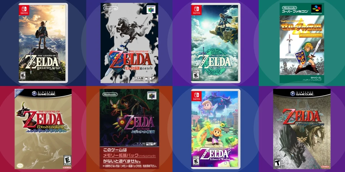 Cover Coloring Page - The Legend of Zelda: Games
