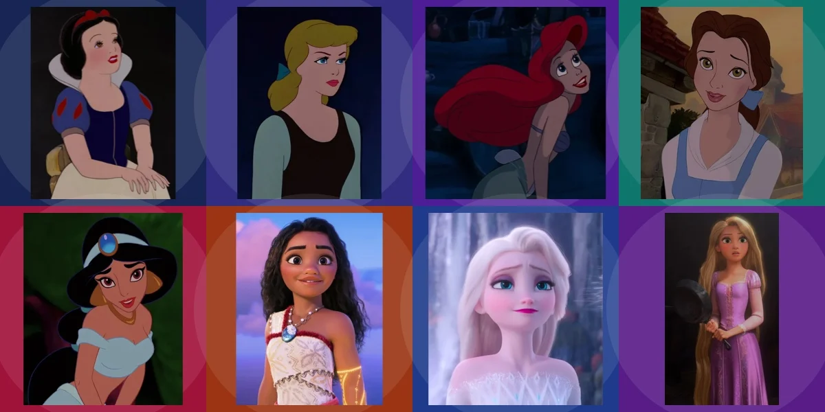 Cover Coloring Page - Disney Princesses