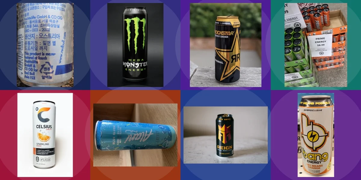 Cover Coloring Page - Energy Drinks