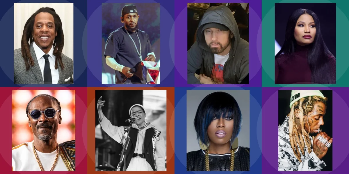 Cover Coloring Page - 50 Maiores Rappers de Todos os Tempos