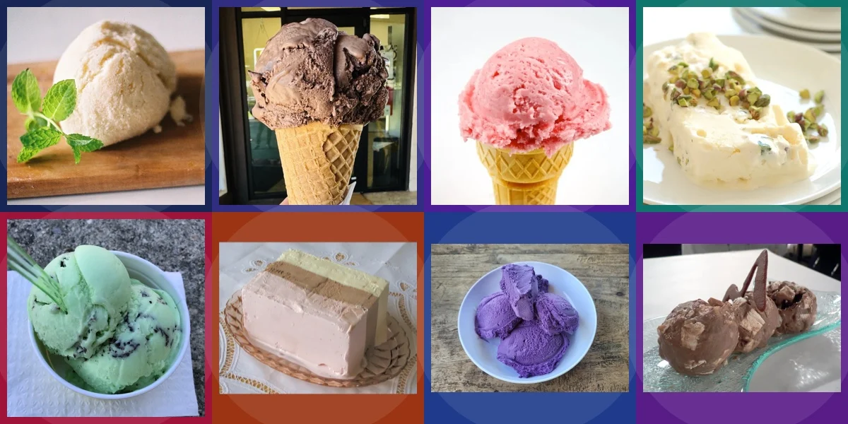 Cover Coloring Page - Ice Cream Flavors