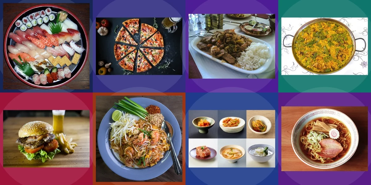 Cover Coloring Page - National Dishes