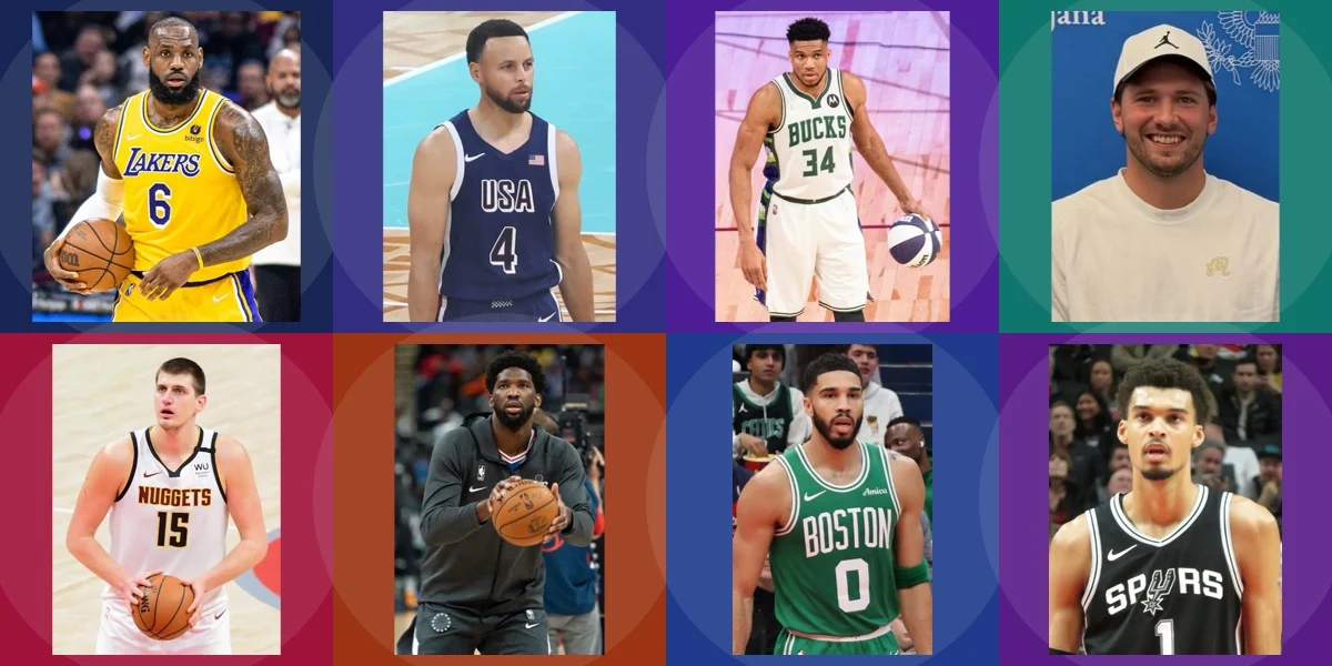 Cover Coloring Page - NBA Players