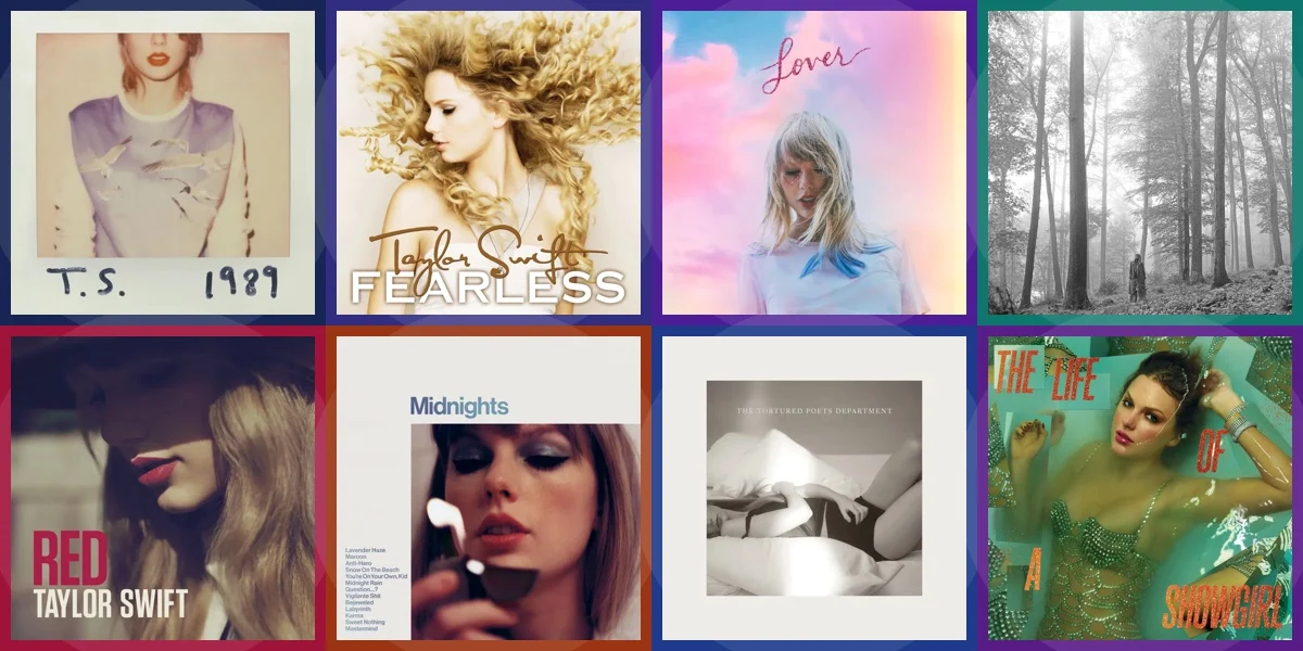 Cover Coloring Page - Taylor Swift: Albums