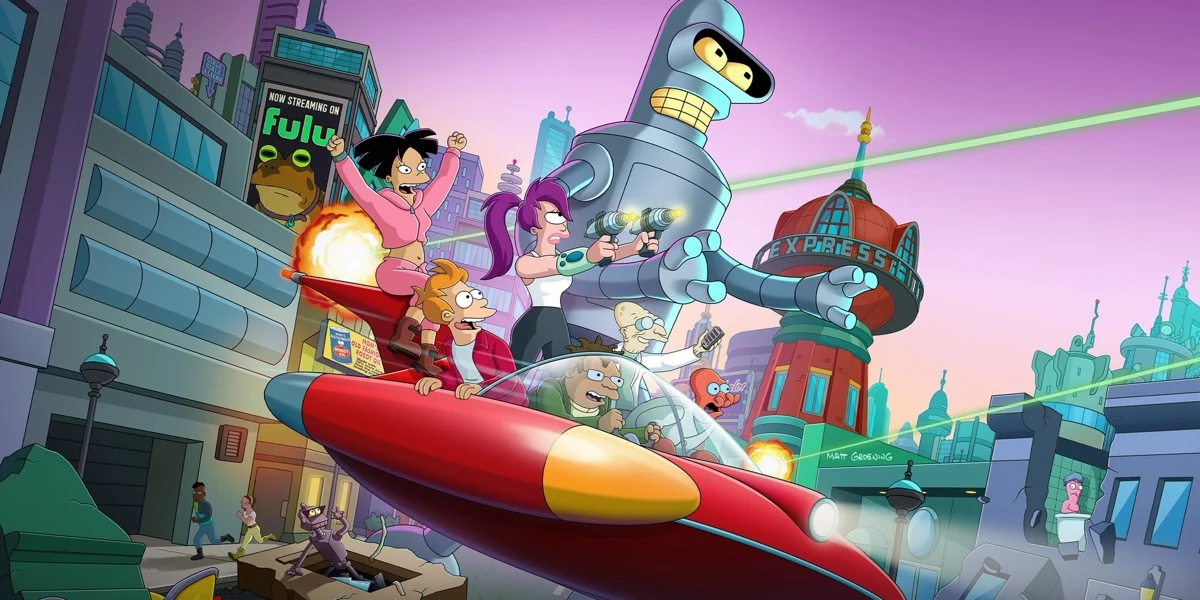 Cover Coloring Page - Futurama