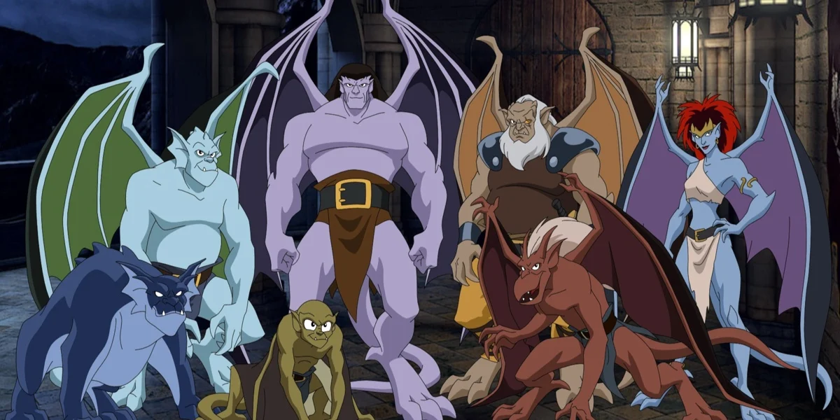 Cover Coloring Page - Gargoyles