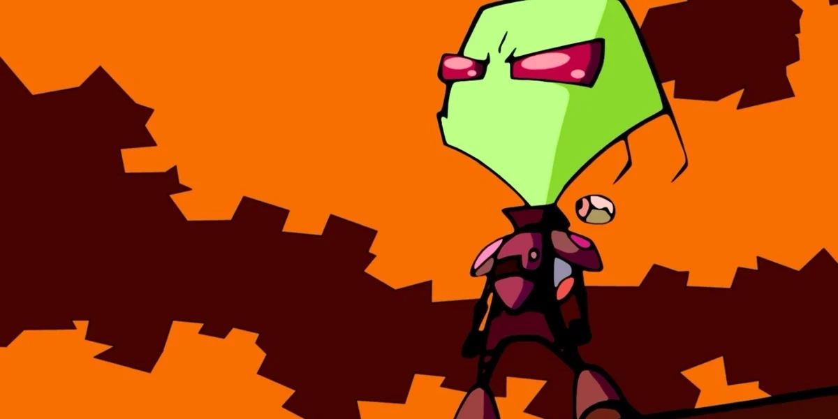 Cover Coloring Page - Invader Zim