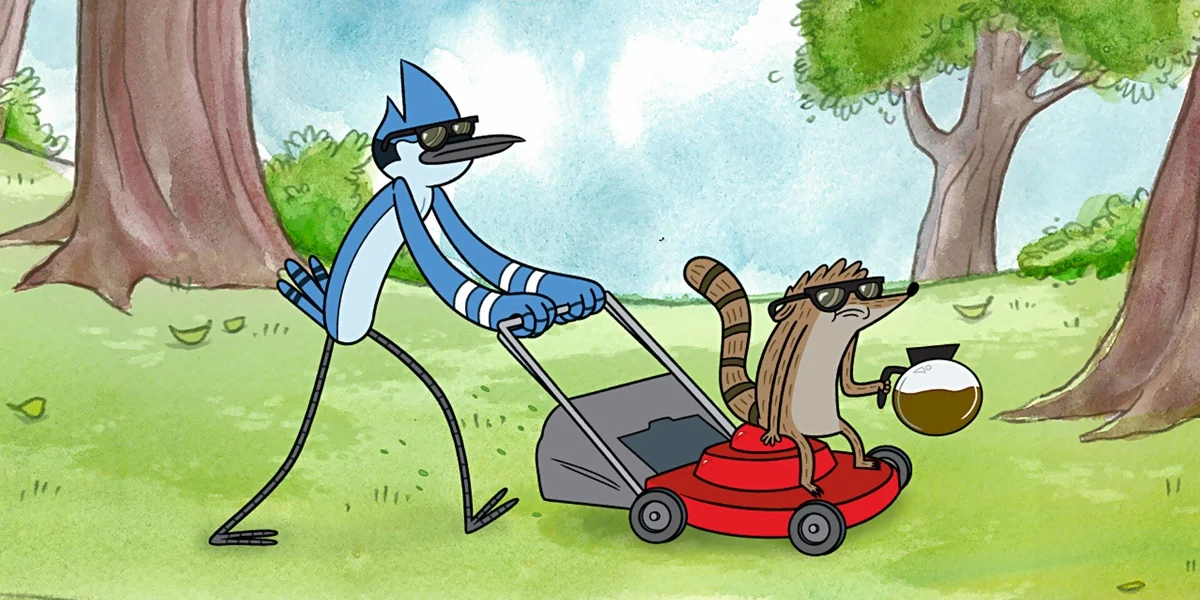 Portada Página para colorear - Regular Show